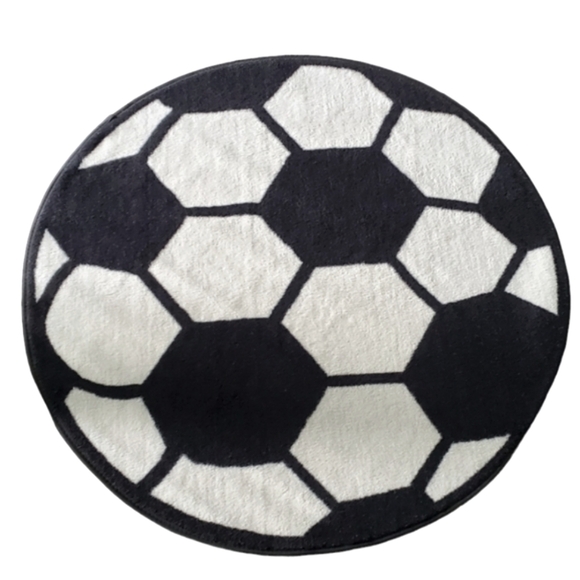 FUN RUGS Soccer Ball 39" Rug - Picture 2 of 9